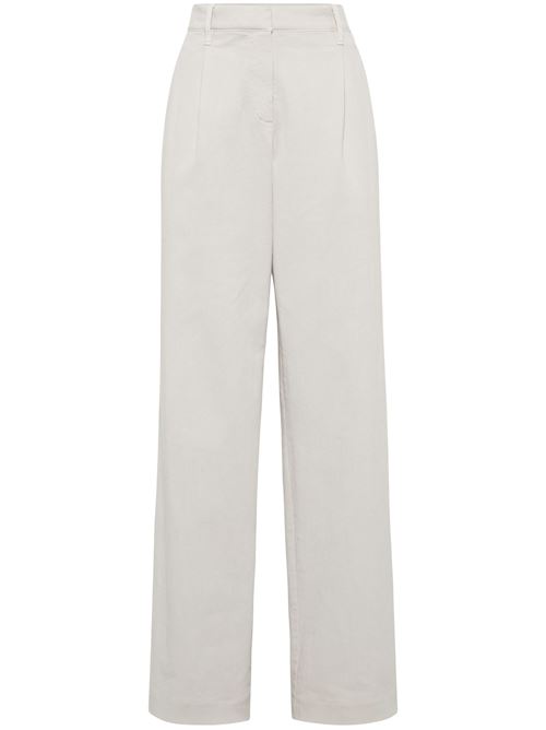 Pantaloni in cotone beige Brunello Cucinelli | MH137P5934C9443